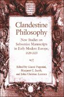 Cover of Clandestine Philosophy