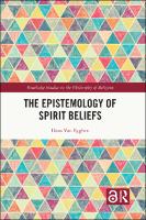 Cover of The Epistemology of Spirit Beliefs