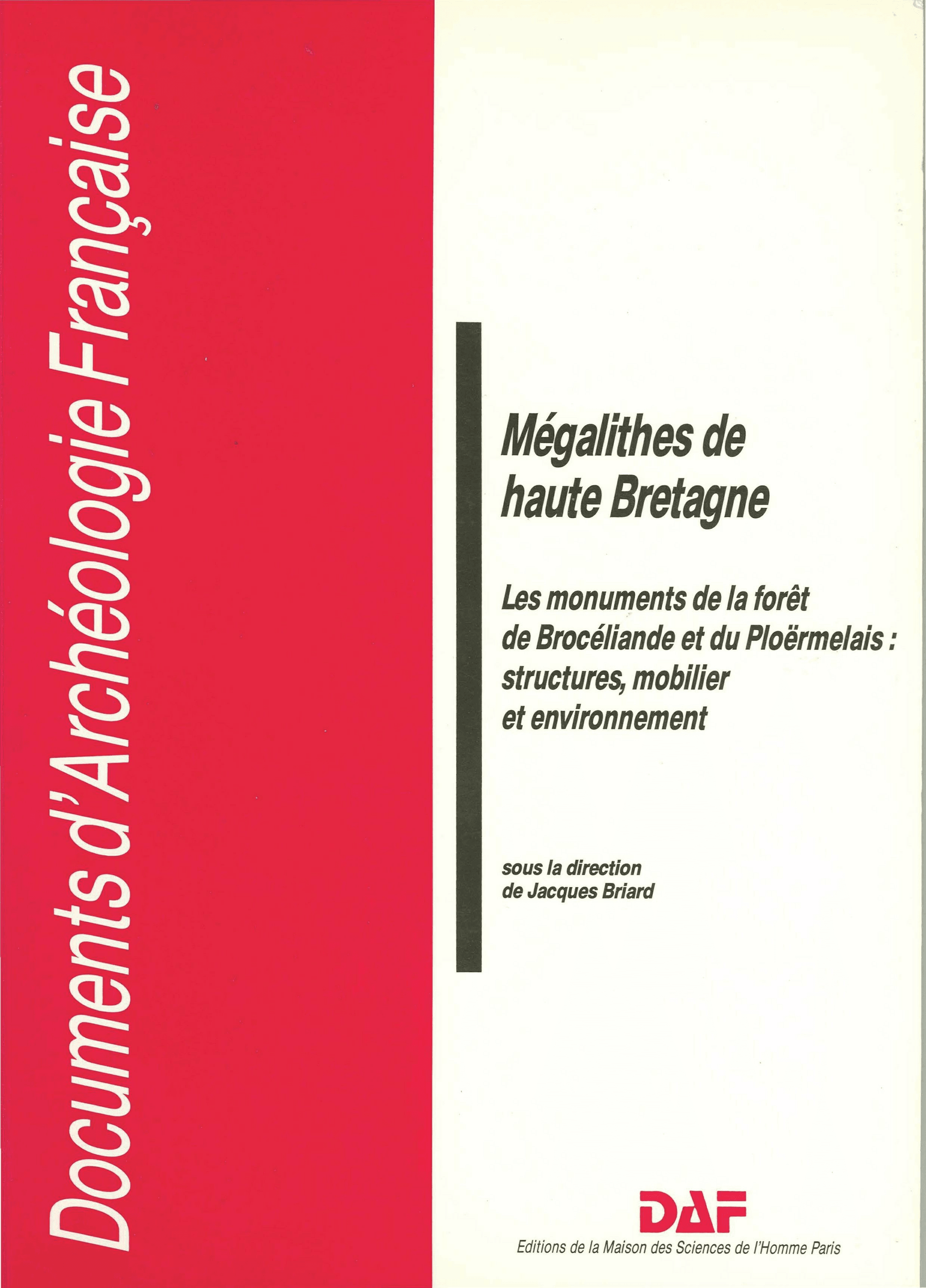 Cover of Mégalithes de haute Bretagne