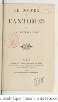 Cover of Le souper des fantômes
