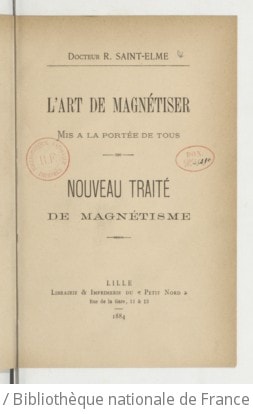 Cover of Art de magnétiser mis à la portée de tous. Nouveau traité de magnétisme