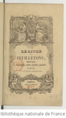 Cover of Le livre des feuilletons. , La femme du diable