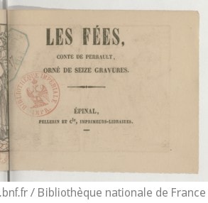 Cover of Les Fées, conte de Perrault