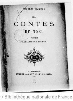 Cover of Les Contes de Noël [L'Arbre de Noël, les Apparitions de Noël], traduction par Amédée Pichot [suivi de Le Fermier, par Berquin]
