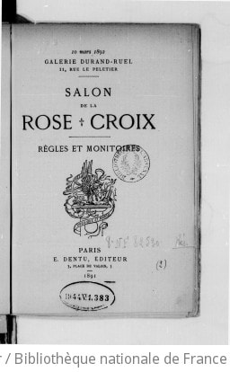 Cover of Salon de la Rose-Croix