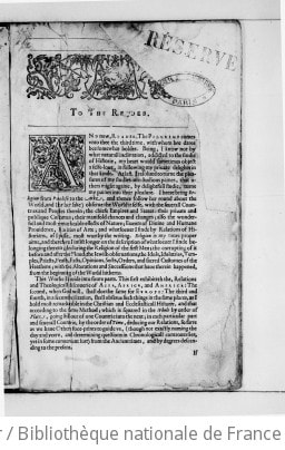Cover of [Purchas his pilgrimage, or, Relations of the vvorld and the religions observed in all ages and places discouered, from the Creation into this present In foure parts. This first containeth a theologicall and geographicall historie of Asia, Africa, and America, with the ilands adiacent. Declaring the ancient religions before the Floud, the heathenish, Jewish, and Saracenicall in all ages since, in those parts professed, with their seuerall opinions, idols, oracles, temples, priests, fasts, feasts, sacrifices, and rites religious