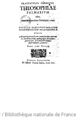 Cover of Tractatulus chemicus theosophiae palmarium dictus, anonymi cujusdam philosophi antiqui
