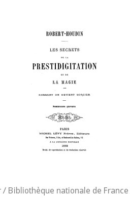 Cover of Les secrets de la prestidigitation et de la magie