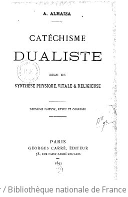 Cover of Catéchisme dualiste