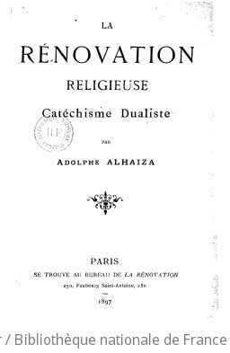 Cover of La rénovation religieuse
