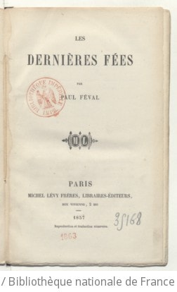 Cover of Les dernières fées