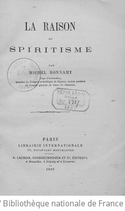 Cover of La raison du spiritisme