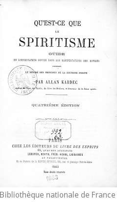 Cover of Qu'est-ce que le spiritisme ?