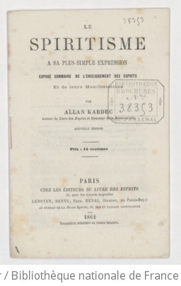 Cover of Le Spiritisme