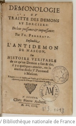 Cover of Demonologie, ou, Traitte des demons et sorciers
