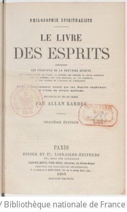 Cover of Le livre des esprits