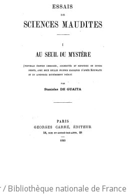 Cover of Essais de sciences maudites. I