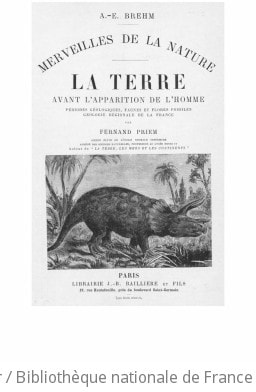 Cover of La terre. , La terre avant l'apparition de l'homme