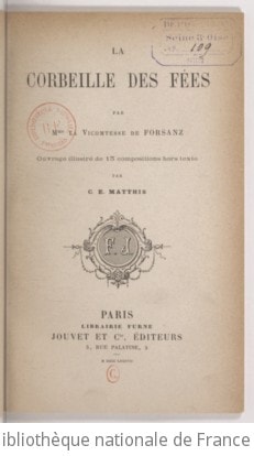 Cover of La corbeille des fées