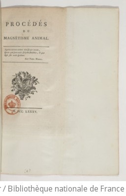 Cover of Procédés du magnétisme animal