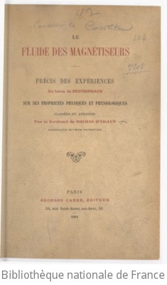 Cover of Le fluide des magnétiseurs
