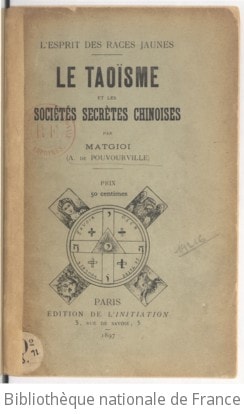 Cover of Le taoïsme et les sociétés secrètes chinoises