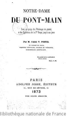 Cover of Notre-Dame du Pont-Main