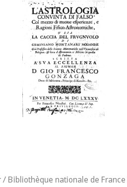 Cover of L'astrologia convinta di falso col mezzo di nuove esperienze