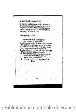 Cover of Epistola astrologie defensiva ([Reprod.])