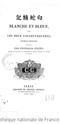 Cover of @ Blanche et Bleue, ou Les deux couleuvres-fées