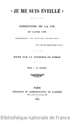 Cover of "Je me suis éveillé"