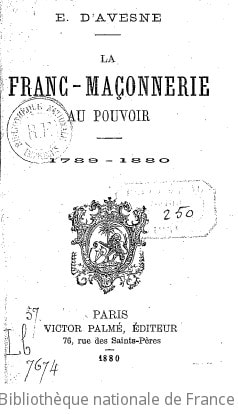 Cover of La franc-maçonnerie au pouvoir
