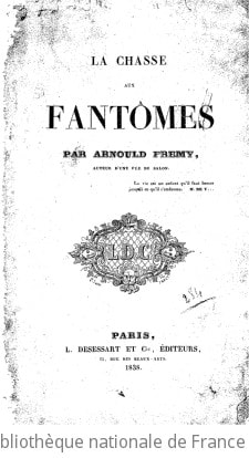 Cover of La chasse aux fantômes
