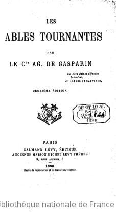 Cover of Les tables tournantes. [Suivi de Trente ans après] (2e édition)