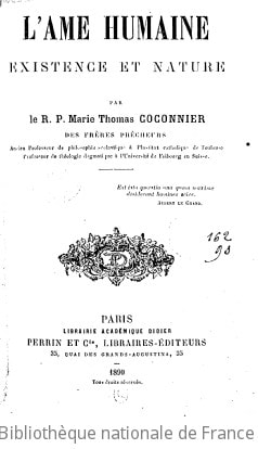 Cover of L'âme humaine