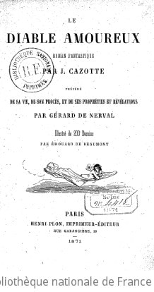 Cover of Le diable amoureux