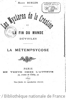 Cover of Les mystères de la création et la fin du monde dévoilés