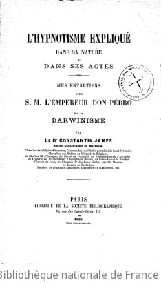 Cover of L'hypnotisme expliqué dans sa nature et dans ses actes