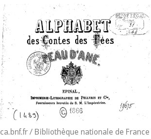 Cover of Alphabet des contes des fées. Peau d'ane