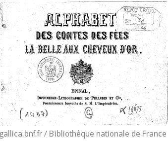 Cover of Alphabet des contes des fées. La Belle aux cheveux d'or