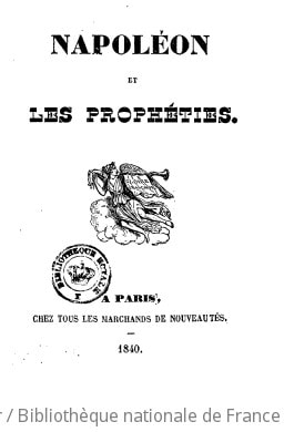 Cover of Napoléon et les prophéties
