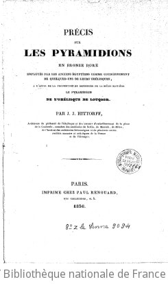 Cover of Précis sur les pyramidions en bronze doré, employés par les anciens Egyptiens comme couronnement de quelques uns de leurs obélisques