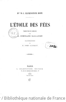 Cover of L'Étoile des fées