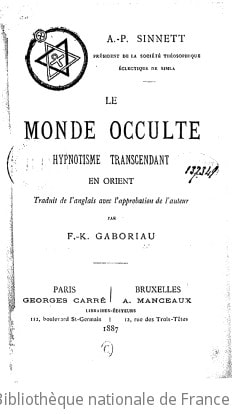 Cover of Le monde occulte
