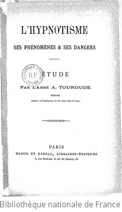 Cover of L'hypnotisme, ses phénomènes & ses dangers