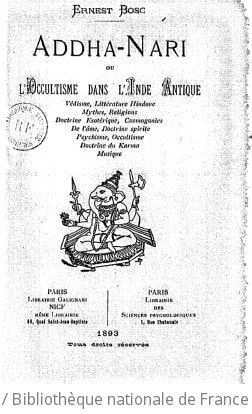 Cover of Addha-Nari, ou L'occultisme dans l'Inde antique