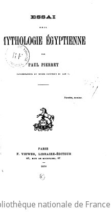 Cover of Essai sur la mythologie égyptienne