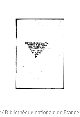 Cover of Chyromantie ac physionomie anastatis ([Reprod.])