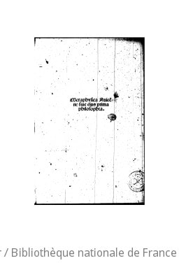 Cover of Metaphysica Avicenne sive ejus prima philosophia ([Reprod.])