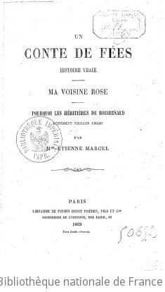 Cover of Un conte de fées